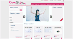 Desktop Screenshot of gemstore.ro